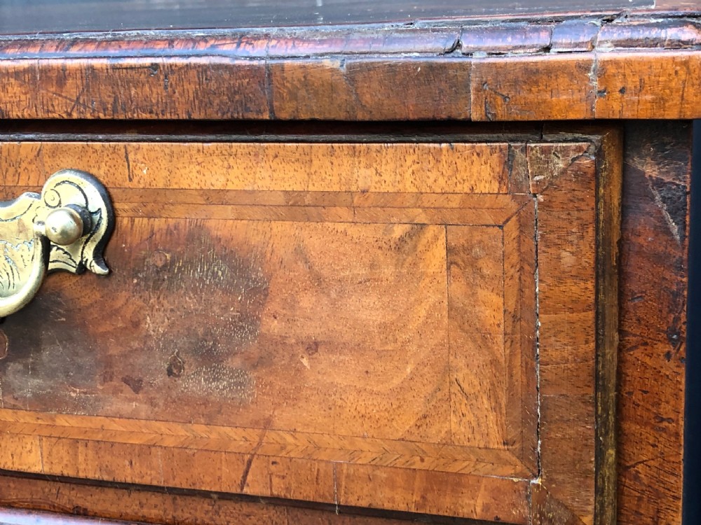 Small George II period walnut chest  View III
