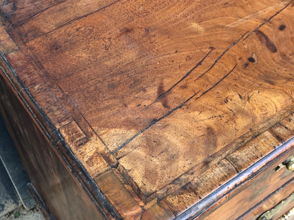 Small George II period walnut chest  View V