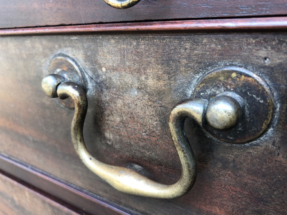 George III period mahogany bachelors chest View III