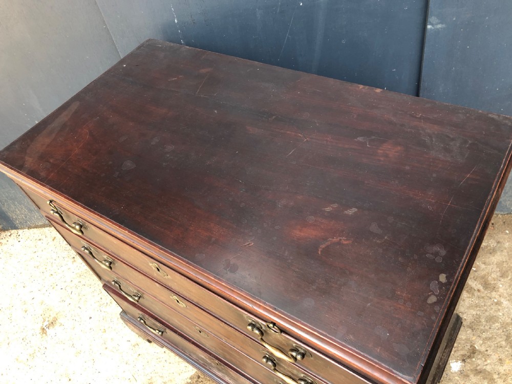 George III period mahogany bachelors chest View X