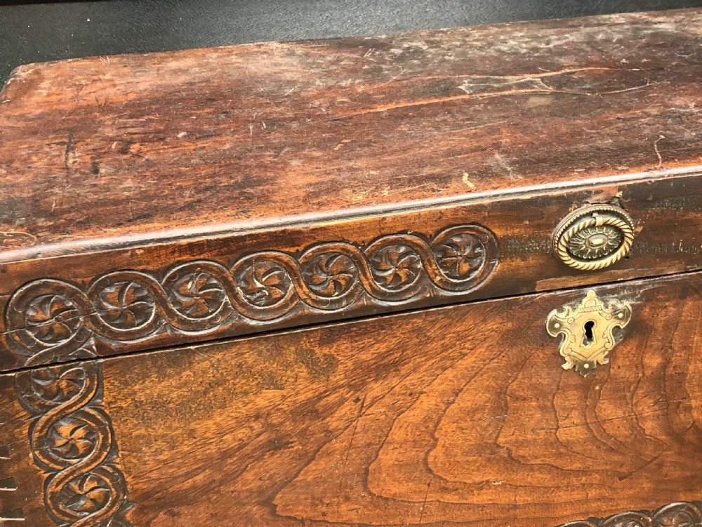 19th century camphorwood trunk View II