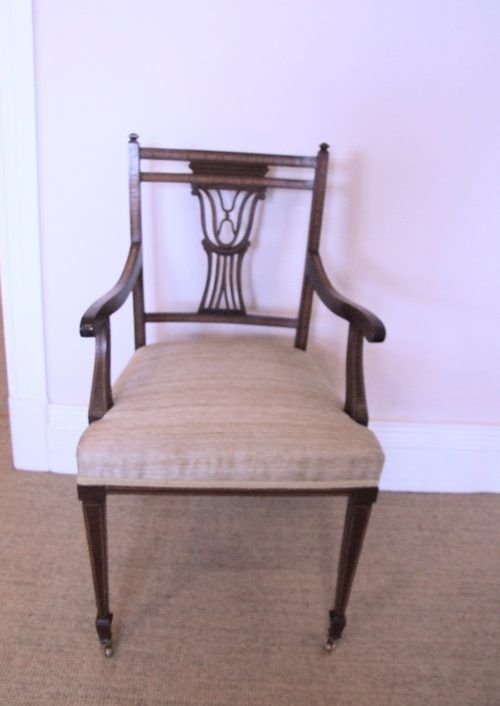 Mahogany Armchair