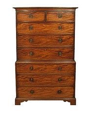 George III Mahogany Tallboy