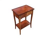 French Satinwood and Sycamore Work Table