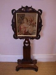 William IV Rosewood Firescreen