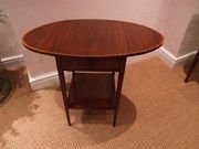Mahogany and Satinwood Side Table