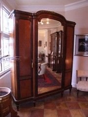 French Mahogany and Kingwood Armoire