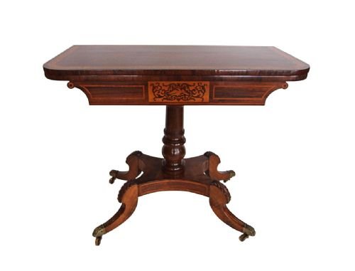 Regency Mahogany Card Table