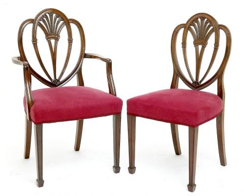 8 Mahogany Dining Chairs
