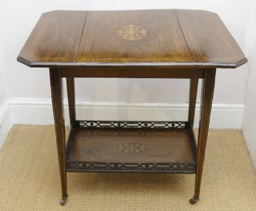 Edwardian Rosewood Pembroke Table