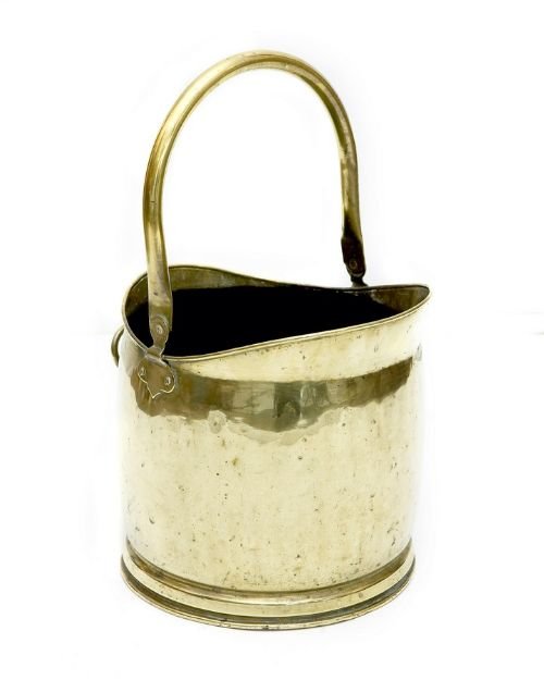 Victorian Brass Coal Bucket