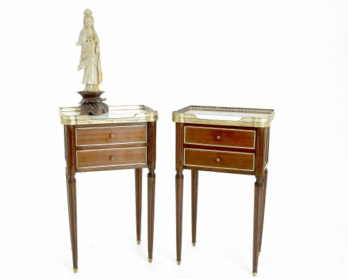 Pair of Mahogany Bedside Cabinets
