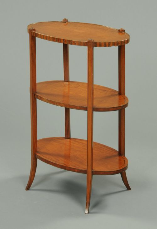 Victorian Satinwood Etagere