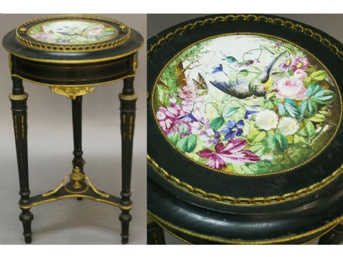 19th Century Ebonised Plant Stand