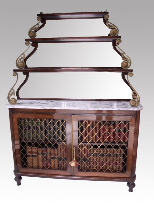 Regency Waterfall Salon Cabinet