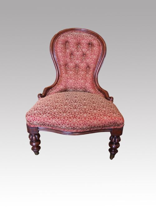 Victorian Mahogany Nursing Chair