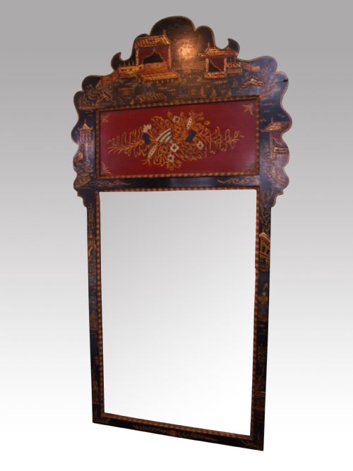 Chinese Lacquered Mirror