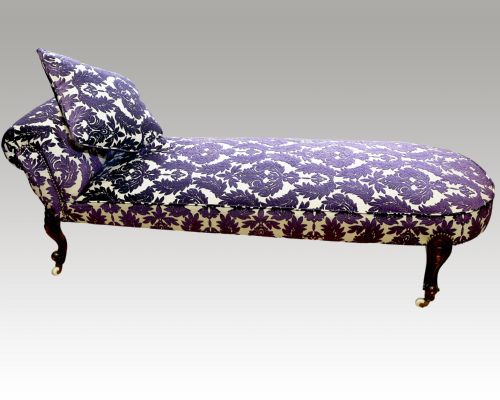 Late 19th Century Mahogany Day Bed