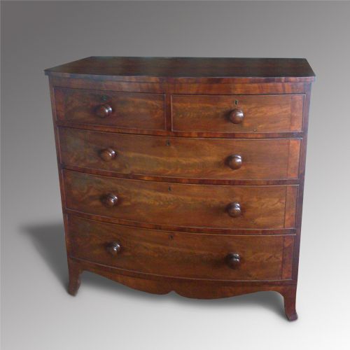 Victorian Bow Front Chest