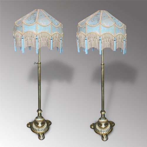Pair of Victorian Standard Lamps