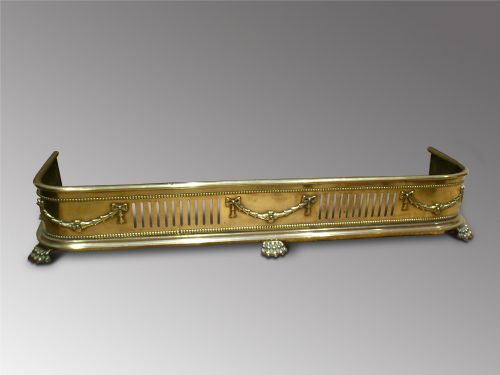 Victorian Brass Fender