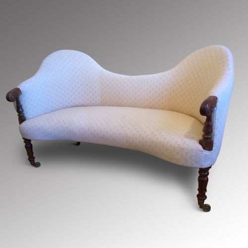 William IV Rosewood Framed 2 Seater Settee