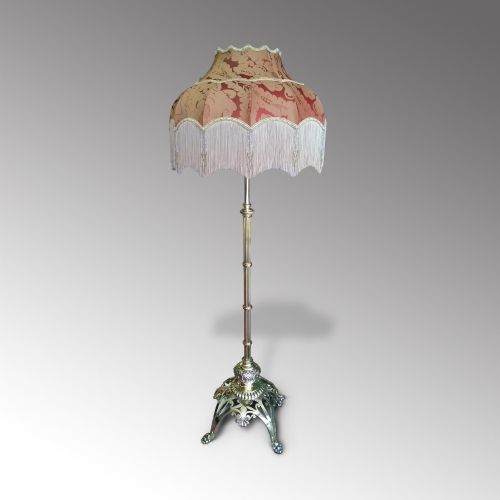 Brass Extending Standard Lamp