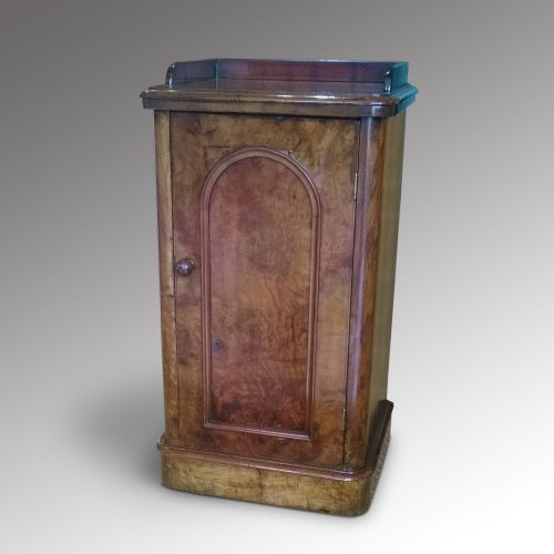 Walnut Veneered Pot Cupboard
