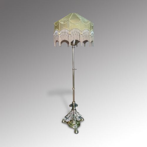 Victorian Brass Extending Lamp