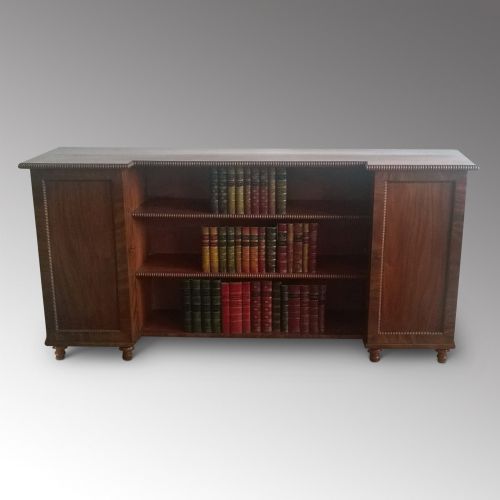 Late Regency Mahogany Dwarf Bookcase