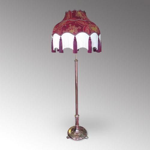 Copper Plate Extendable Standard Lamp
