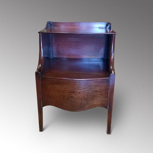 George III Mahogany Lancashire Commode