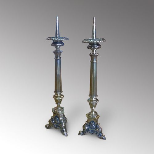 Pair of Brass Candle Sticks