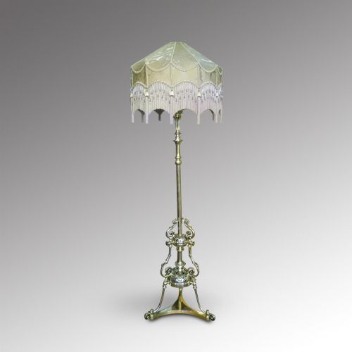 Late 19th Century Brass Candle Stand