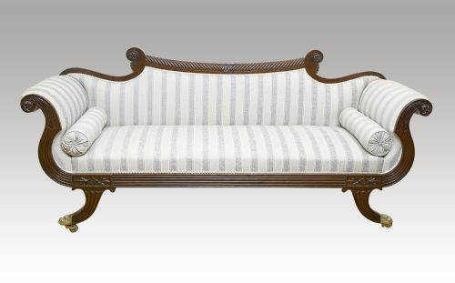 Regency Mahogany Settee
