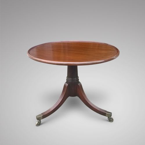 Regency Mahogany Tripod Coffee Table
