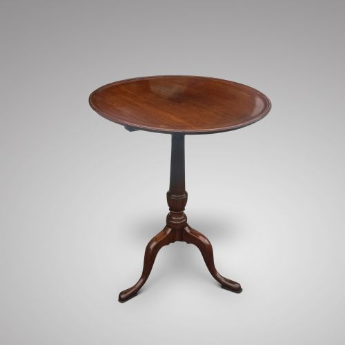 Late Georgian Mahogany Tripod Table