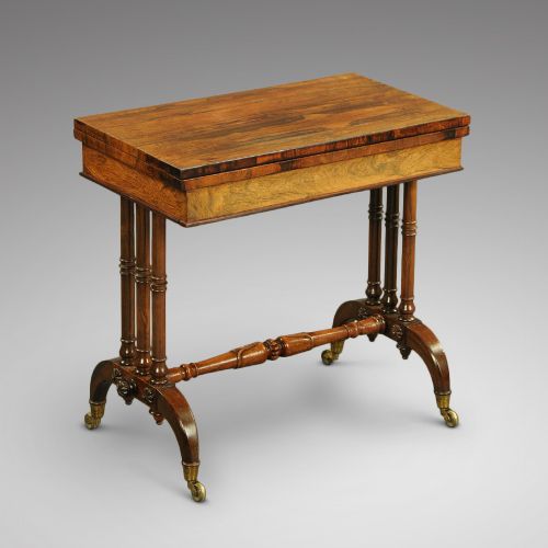 Gillows Regency Rosewood Card Table