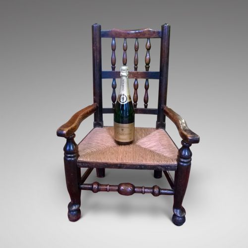 Oak Ladder Back Childs Chair