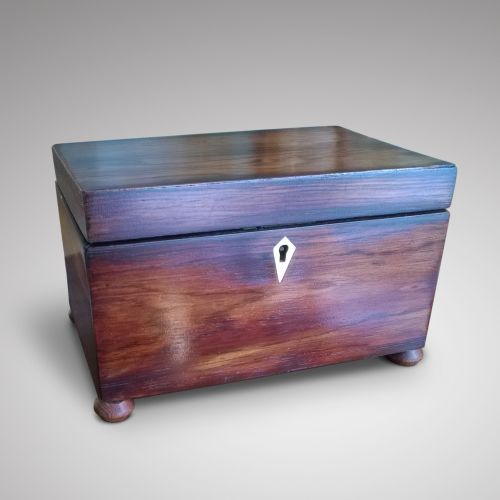 Regency Rosewood Tea Caddy