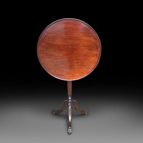 Mahogany Tripod Occasional Table