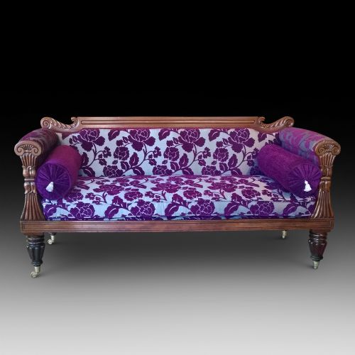 Regency Mahogany Settee