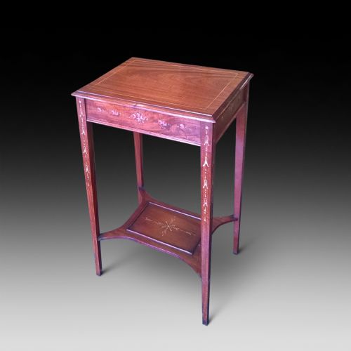 Edwardian Satinwood Side Table