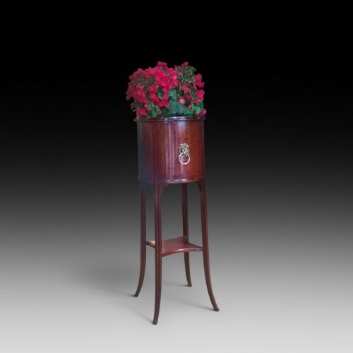 Edwardian Mahogany and Inlaid Planter