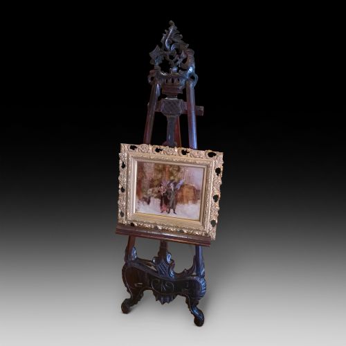 Edwardian Stained Beech Easel