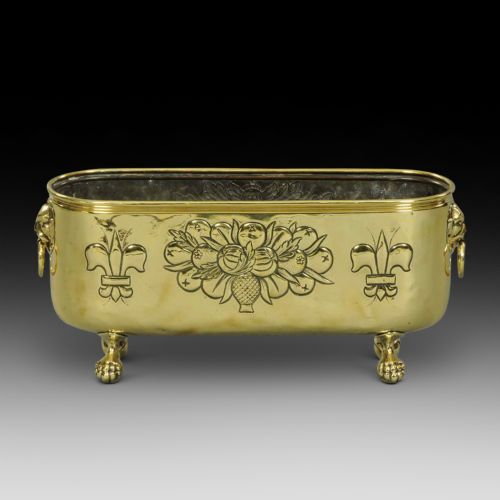 Late Victorian Brass Planter