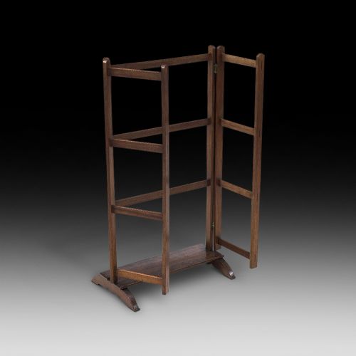 Edwardian Mahogany Foldable Towel Rail