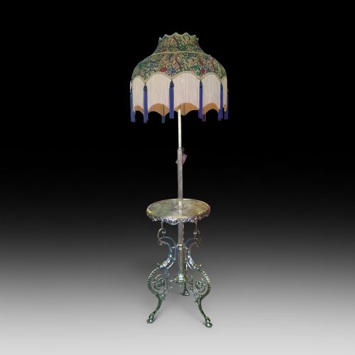 Early 20th Century Brass Steamer Standard Lamp