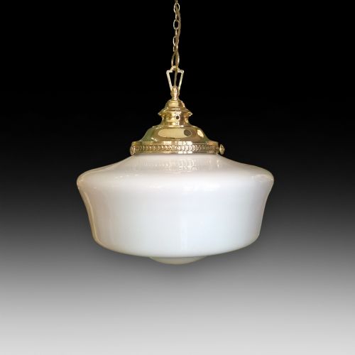 Edwardian Brass Ceiling Light Fitting