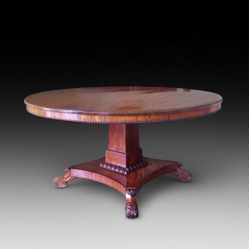Late Regency Mahogany Breakfast Table